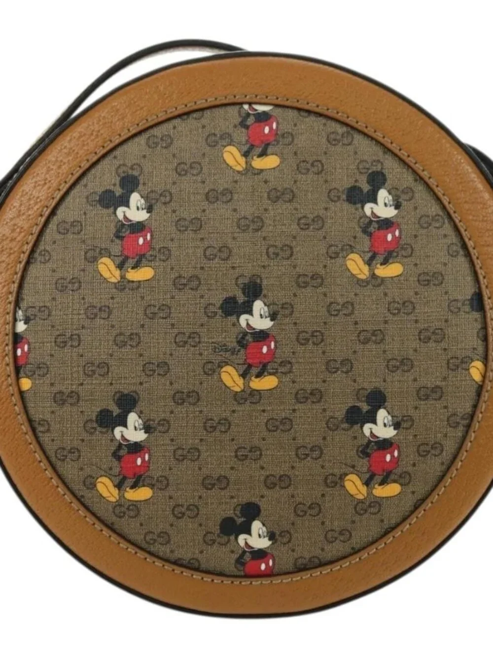 GUCCI Micro GG Supreme Disney Collaboration Bag PVC Beige 603938 Auth YKZ1311M